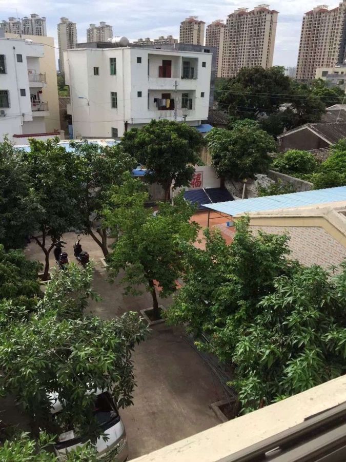 藍(lán)冠辦公大院俯視圖